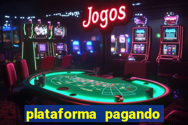 plataforma pagando no cadastro